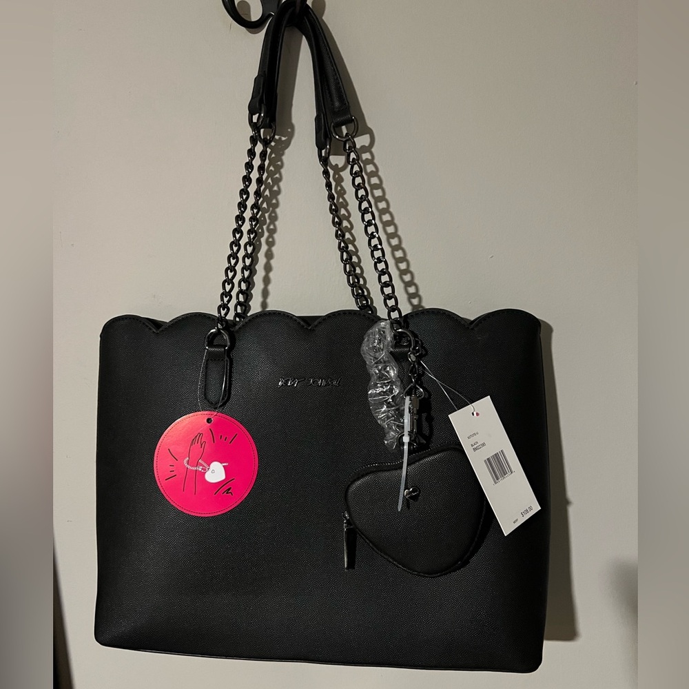 Betsey Johnson Scalloped Tote